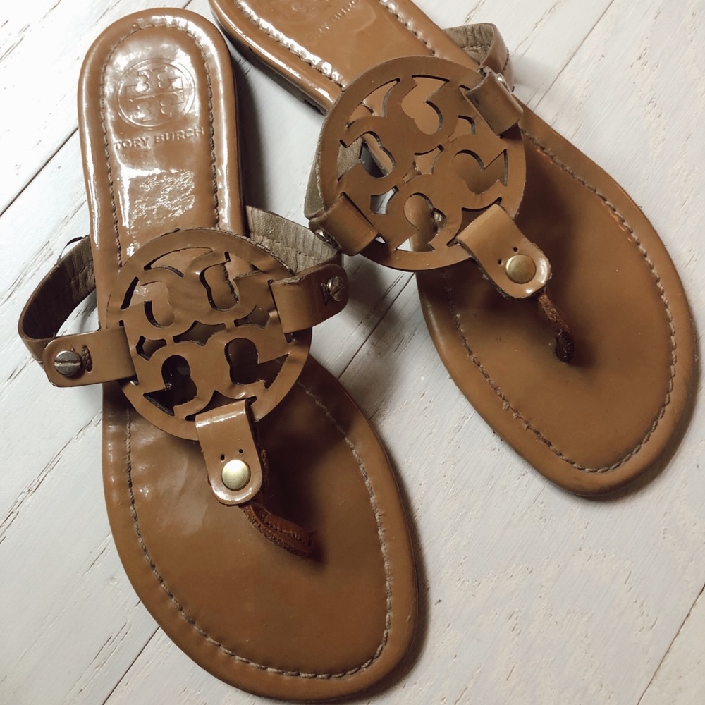 Tory Burch Patent Leather Sandals